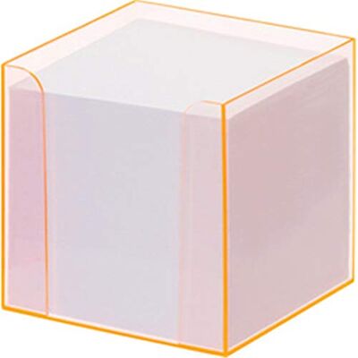 folia Zettelbox transparent-orange, 800 Blatt folia Zettelbox transparent-orange, 800 Blatt