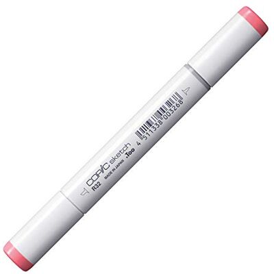 Copic Sketch Marker Typ R 32, Peach, professioneller Pinselmarker, mit einer Super-Brush-Spitze und einer Medium-Broad-Spitze Copic Sketch Marker Typ R 32, Peach, professioneller Pinselmarker, mit einer Super-Brush-Spitze und einer Medium-Broad-Spitze