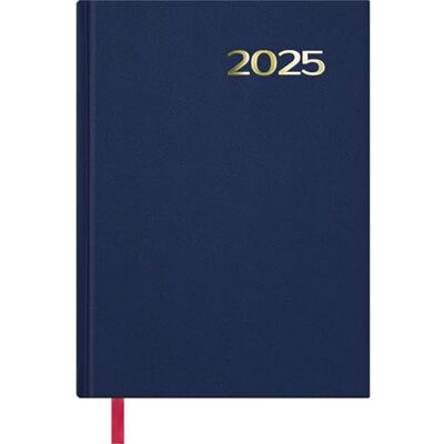 DOHE Agenda 2025 Ein Tag pro Seite, Größe A5 (14x20 cm), 12 Monate Januar bis Dezember, Hartcover, Planer auf Spanisch, Bürobedarf SÍNTEX Blau DOHE Agenda 2025 Ein Tag pro Seite, Größe A5 (14x20 cm), 12 Monate Januar bis Dezember, Hartcover, Planer auf Spanisch, Bürobedarf SÍNTEX Blau