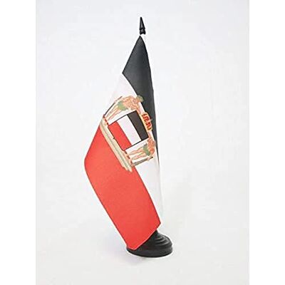 AZ FLAG Tischflagge Norddeutscher Bund 1867-1871 21x14 cm Kunststoffsockel Für innen Norddeutschen Bundes Tischflagge genähte Ausführung mit verstärkten Kanten mit Kunststoffstab 100D Polyester AZ FLAG Tischflagge Norddeutscher Bund 1867-1871 21x14 cm Kunststoffsockel Für innen Norddeutschen Bundes Tischflagge genähte Ausführung mit verstärkten Kanten mit Kunststoffstab 100D Polyester