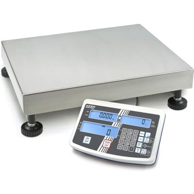 KERN Industriezählwaage mit Komfortabler Zehnertastatur zur Bequemen Dateneingabe, 30kg/60kg Wägebereich, 0.5g/1g Ablesbarkeit, 400mm x 300mm x 128mm KERN Industriezählwaage mit Komfortabler Zehnertastatur zur Bequemen Dateneingabe, 30kg/60kg Wägebereich, 0.5g/1g Ablesbarkeit, 400mm x 300mm x 128mm