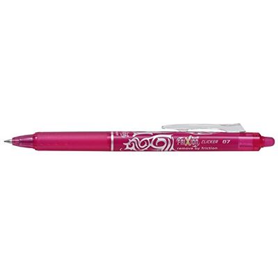 PILOT Clicker Gelschreiber mit löschbarer Tinte, 0,7 mm Spitze, Tattoo-Design, Pink PILOT Clicker Gelschreiber mit löschbarer Tinte, 0,7 mm Spitze, Tattoo-Design, Pink