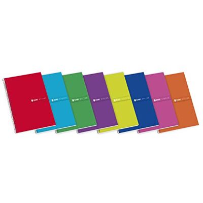 Enri Status – Pack von 5 Hefte, Deckel extradura Spirale, F 4 x 4 C/M Enri Status – Pack von 5 Hefte, Deckel extradura Spirale, F 4 x 4 C/M