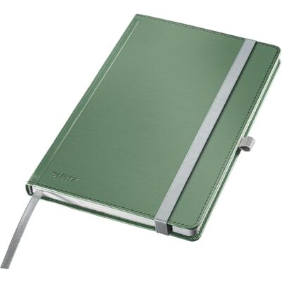 Leitz Style A5 Notizbuch Kariert, Hardcover, 160 Seiten, 80 Blatt, FSC-zertifiziertes 100 g/m² Papier, Verschluss & Lesezeichen, für Büro & Home Office, Grün, 44861053 Leitz Style A5 Notizbuch Kariert, Hardcover, 160 Seiten, 80 Blatt, FSC-zertifiziertes 100 g/m² Papier, Verschluss & Lesezeichen, für Büro & Home Office, Grün, 44861053