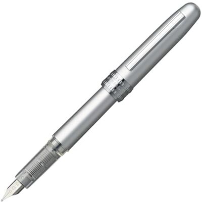 Platinum Füllfederhalter „Plaisir, mittelgroße Feder ice white, 1 Stück (1er Pack) Platinum Füllfederhalter „Plaisir, mittelgroße Feder ice white, 1 Stück (1er Pack)