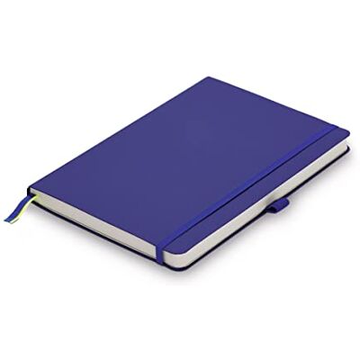 Lamy paper Softcover A5 Notizbuch 810 – Format DIN A5 (145 x 210 mm) in blau mit -Lineatur, 192 Seiten und elastischem Verschlussband Lamy paper Softcover A5 Notizbuch 810 – Format DIN A5 (145 x 210 mm) in blau mit -Lineatur, 192 Seiten und elastischem Verschlussband