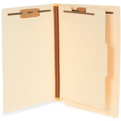 Blue Summit Supplies Manila Endmappe mit Trennblättern, Büromaterial für Ordnung, 50 Stück Blue Summit Supplies Manila Endmappe mit Trennblättern, Büromaterial für Ordnung, 50 Stück