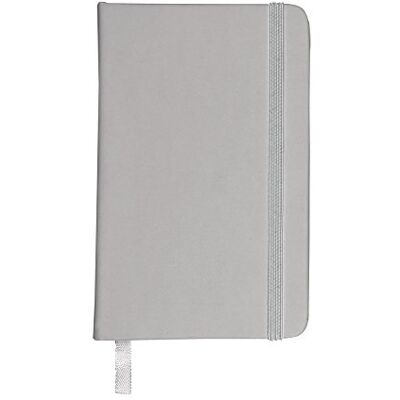 eBuyGB Notizbuch, A5, farbiges Hardcover, liniertes Papier, silberfarben eBuyGB Notizbuch, A5, farbiges Hardcover, liniertes Papier, silberfarben