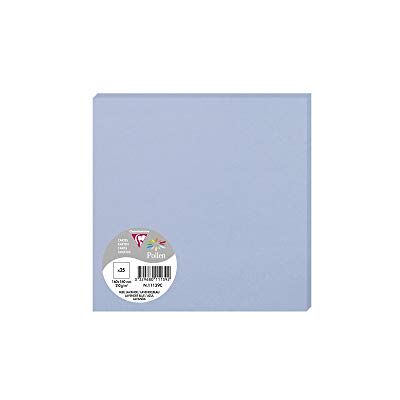 Clairefontaine 11139C Packung (mit 25 Karten Pollen 160 x 160mm) 210g, Lavendelblau Clairefontaine 11139C Packung (mit 25 Karten Pollen 160 x 160mm) 210g, Lavendelblau
