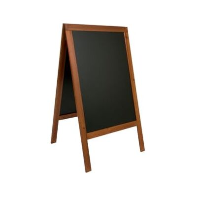 SECURIT Gehwegtafel aus Kiefernholz „Woody“ Tafel für Kreidemarker Für Restaurants, Bars, Cafés Geschäfte 69 x 125 cm Schwarz SECURIT Gehwegtafel aus Kiefernholz „Woody“ Tafel für Kreidemarker Für Restaurants, Bars, Cafés Geschäfte 69 x 125 cm Schwarz