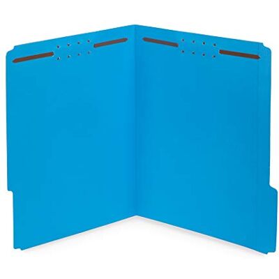 Blue Summit Supplies 50 Schnellhefter – 1/3 geschnittene, verstärkte Lasche – langlebige 2 Zinken – entworfen für die Organisation von Standard-medizinischen Akten, Kunden, Büroberichten – Briefgröße, 50 Stück (blau) Blue Summit Supplies 50 Schnellhefter – 1/3 geschnittene, verstärkte Lasche – langlebige 2 Zinken – entworfen für die Organisation von Standard-medizinischen Akten, Kunden, Büroberichten – Briefgröße, 50 Stück (blau)