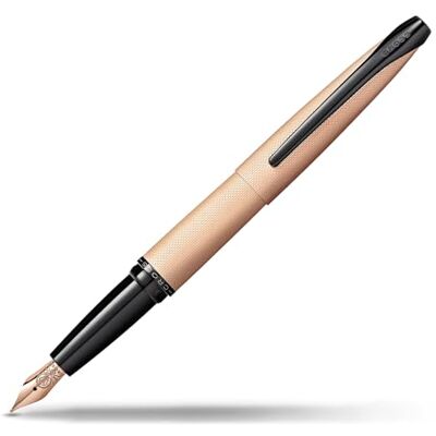 Cross ATX Füllfederhalter (F-Feder, gefrästes Diamantmuster, inkl. Geschenkbox) gebürstetes rosé gold Cross ATX Füllfederhalter (F-Feder, gefrästes Diamantmuster, inkl. Geschenkbox) gebürstetes rosé gold