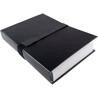 Exacompta 621E Aktenmappe aus Balacron mit dehnbarem Faltenrücken und Klettverschlußband für DIN A4 1 Stück schwarz Sammelmappe Dokumentenmappe Ideal für Büro Exacompta 621E Aktenmappe aus Balacron mit dehnbarem Faltenrücken und Klettverschlußband für DIN A4 1 Stück schwarz Sammelmappe Dokumentenmappe Ideal für Büro