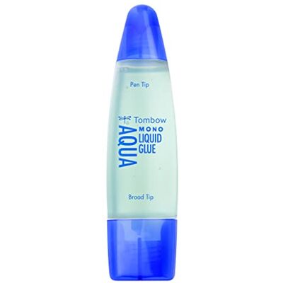 Tombow Kleber Flüssigkleber Transparent Aqua Permanent mit 2 Spitzen 50 ml Tombow Kleber Flüssigkleber Transparent Aqua Permanent mit 2 Spitzen 50 ml
