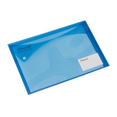 Rexel Xtra Dokumentenmappe Querformat Einstecktasche hinten und Visitenkartentasche A4 5 Stück blau Rexel Xtra Dokumentenmappe Querformat Einstecktasche hinten und Visitenkartentasche A4 5 Stück blau