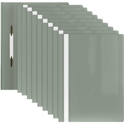 ACROPAQ 10 x Schnellhefter A4 Transparente Vorderseite und farbige Rückseite, Hefter A4 für bis zu 70 Seiten, Pastellblau, Professionelle und einfache Organisation Plastik File Folder, Mappen ACROPAQ 10 x Schnellhefter A4 Transparente Vorderseite und farbige Rückseite, Hefter A4 für bis zu 70 Seiten, Pastellblau, Professionelle und einfache Organisation Plastik File Folder, Mappen