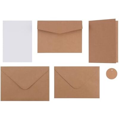 Creative Florence Doppel, Einzel & Pocketfold Postkarten 3 x 25St. Inkl. Briefumschläge 50x Postkarten Blanko Set Klappkarten und Umschläge zum Einladungen Mit 15 m Jute Schnur Basteln Faltkarten Creative Florence Doppel, Einzel & Pocketfold Postkarten 3 x 25St. Inkl. Briefumschläge 50x Postkarten Blanko Set Klappkarten und Umschläge zum Einladungen Mit 15 m Jute Schnur Basteln Faltkarten