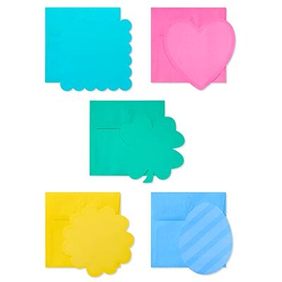 American Greetings Blanko-Karten mit Umschlägen, Frühlingsformen und Farben, 100 Stück American Greetings Blanko-Karten mit Umschlägen, Frühlingsformen und Farben, 100 Stück