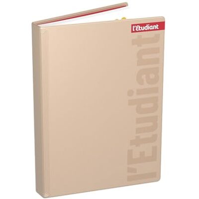 L'ÉTUDIANT Tageskalender 2019 – 2020 von August bis Juli – 1 Tag pro Seite, Format 15 x 20 cm, goldfarben metallic L'ÉTUDIANT Tageskalender 2019 – 2020 von August bis Juli – 1 Tag pro Seite, Format 15 x 20 cm, goldfarben metallic