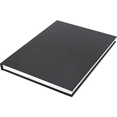 Kangaro Skizzenbuch A5 blanko mit schwarzem Hardcover, 80 Blatt 100g. Packung mit 5 Stück. Kangaro Skizzenbuch A5 blanko mit schwarzem Hardcover, 80 Blatt 100g. Packung mit 5 Stück.