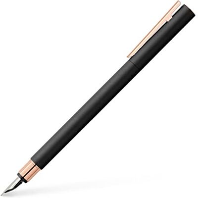 Faber-Castell Füller Neo Slim Schwarz Roségold, Feder B Faber-Castell Füller Neo Slim Schwarz Roségold, Feder B