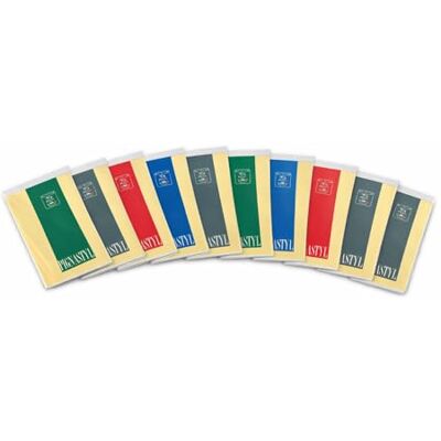 Pigna , Block STYL, Metallic Stitch, A5 15x21 cm, 70 Blatt, 80 g/m² Papier, 4 Fächer, innen 5M, Quadrate 5 mm, 10 Stück. Pigna , Block STYL, Metallic Stitch, A5 15x21 cm, 70 Blatt, 80 g/m² Papier, 4 Fächer, innen 5M, Quadrate 5 mm, 10 Stück.