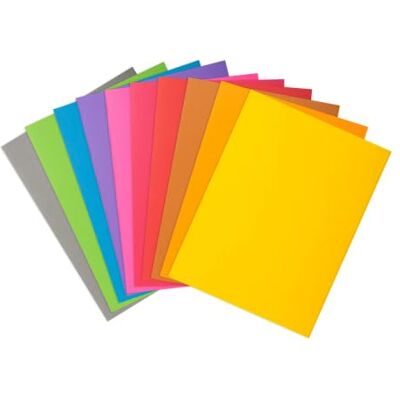 Exacompta 800001E Aktendeckel aus Manila-Karton 80g/m² 100 Stück 10 sortierte Farben Exacompta 800001E Aktendeckel aus Manila-Karton 80g/m² 100 Stück 10 sortierte Farben