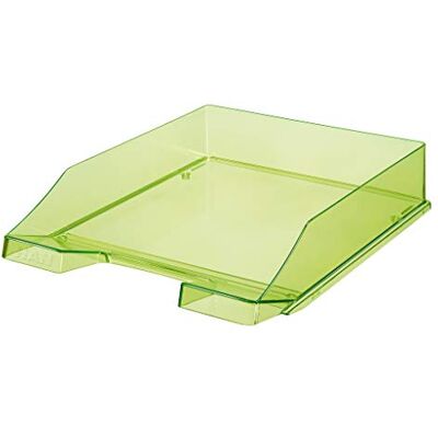 HAN Briefablage Klassik, Moderne, transparente und stapelbare Ablage im frischen Design bis Format A4/C4 (12, Transparent-grün) HAN Briefablage Klassik, Moderne, transparente und stapelbare Ablage im frischen Design bis Format A4/C4 (12, Transparent-grün)