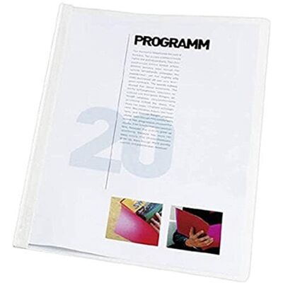 Durable Durabind Sichthefter mit Bindesystem für 30 Blatt A4, 25 Stück, weiß, 225002 Durable Durabind Sichthefter mit Bindesystem für 30 Blatt A4, 25 Stück, weiß, 225002