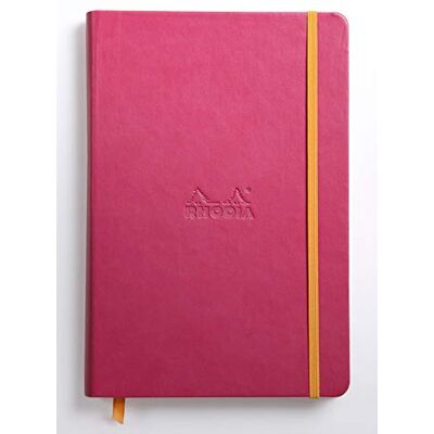 Rhodia 118752C rama Book (DIN A5, 14,8 x 21 cm Notizbuch mit Gummizug, liniert, 96 Blatt) 1 Stück mohnblumenrot Rhodia 118752C rama Book (DIN A5, 14,8 x 21 cm Notizbuch mit Gummizug, liniert, 96 Blatt) 1 Stück mohnblumenrot