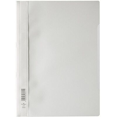 Durable Sichthefter A4 Standard, PP, 227 x 310 mm, weiß, 50er Packung, 257302 Durable Sichthefter A4 Standard, PP, 227 x 310 mm, weiß, 50er Packung, 257302