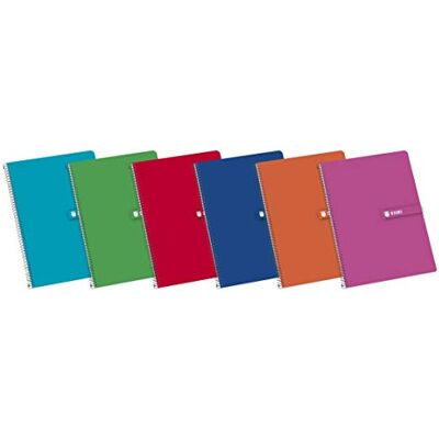 Enri 100430070 – Pack 5, A5 -Notizbücher, Spiralbindung, Hardcover, 4. Enri 100430070 – Pack 5, A5 -Notizbücher, Spiralbindung, Hardcover, 4.