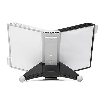 Durable Sichttafelsystem Sherpa Table mit 10 Sichttafeln, 1 Stück, schwarz/grau, 563222 Durable Sichttafelsystem Sherpa Table mit 10 Sichttafeln, 1 Stück, schwarz/grau, 563222