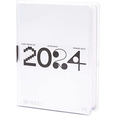 BE YOU BEYOU 23/24 Tagebuch Extra Weiß Easy BE YOU BEYOU 23/24 Tagebuch Extra Weiß Easy