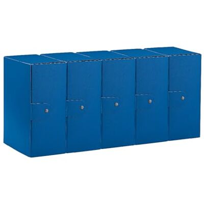 Esselte C35 Eurobox Projektmappe mit Knopfverschluss, 25 x 35 cm, Rücken 15 cm, blau, 5er Pack, 390335050 Esselte C35 Eurobox Projektmappe mit Knopfverschluss, 25 x 35 cm, Rücken 15 cm, blau, 5er Pack, 390335050