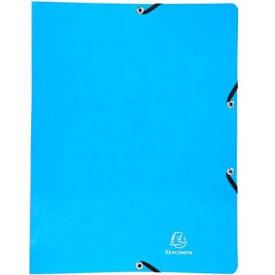 Exacompta "iderama" 32 x 25 cm 15 mm 2-Ring Binder Mit Elastisch – Hellblau (20 Stück) Exacompta "iderama" 32 x 25 cm 15 mm 2-Ring Binder Mit Elastisch – Hellblau (20 Stück)