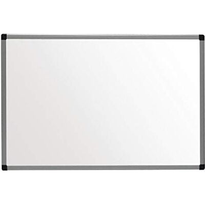 Olympia Magnetisches Whiteboard 400(H) x 600(W)mm, Weiß, Aluminiumrahmen, Befestigungsmaterial inklusive, Für die Verwendung mit Whiteboard-Zubehör, Whiteboard für Personalraum oder Küche, GG045 Olympia Magnetisches Whiteboard 400(H) x 600(W)mm, Weiß, Aluminiumrahmen, Befestigungsmaterial inklusive, Für die Verwendung mit Whiteboard-Zubehör, Whiteboard für Personalraum oder Küche, GG045