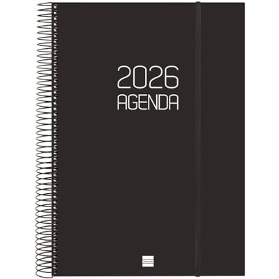 Finocam Flache Jahreseinlage, 2026, Wochenansicht, vertikal, Januar 2026 Dezember 2026 (12 Monate), Spanisch Finocam Flache Jahreseinlage, 2026, Wochenansicht, vertikal, Januar 2026 Dezember 2026 (12 Monate), Spanisch