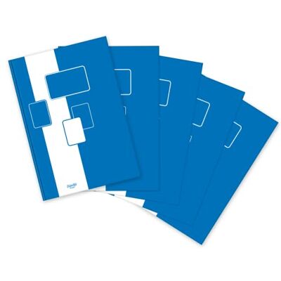 Bantex Budget Kladde/Notizbuch A5, kariert, 96 Blatt, 60 g/m2, 5 Stück Bantex Budget Kladde/Notizbuch A5, kariert, 96 Blatt, 60 g/m2, 5 Stück