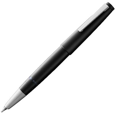 Lamy 2000 black Füller – edler Füllfederhalter im robusten Gehäuse aus Polycarbonat – 14 kt. Goldfeder, partiell platiniert & in Strichbreite OBB Lamy 2000 black Füller – edler Füllfederhalter im robusten Gehäuse aus Polycarbonat – 14 kt. Goldfeder, partiell platiniert & in Strichbreite OBB