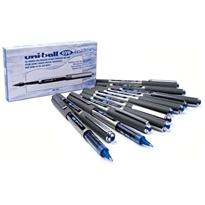 uni-ball Roller, blau, 12 Stück uni-ball Roller, blau, 12 Stück