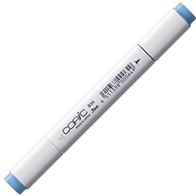 Copic Classic Marker Typ B 34, Manganese Blue, professioneller Layoutmarker, mit einer breiten und einer feinen Spitze Copic Classic Marker Typ B 34, Manganese Blue, professioneller Layoutmarker, mit einer breiten und einer feinen Spitze