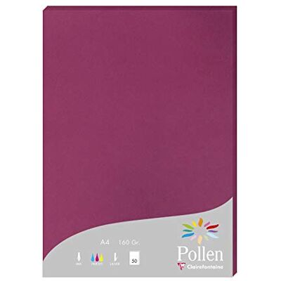 Clairefontaine Pollen 50 Blatt Framboise - Papier Clairefontaine Pollen 50 Blatt Framboise - Papier