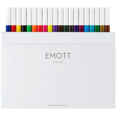 三菱鉛筆 UUEMOTT40 Emott 40-teiliges Set 三菱鉛筆 UUEMOTT40 Emott 40-teiliges Set