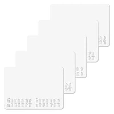 Sigel H7501/5 Papier-Schreibtischunterlage DIN A3, Kalender 2027 2028, dotted, 30 Blatt, 5 Stück, mit abgerundeten Ecken, Schreibunterlage zum Abreißen aus nachhaltigem Papier Sigel H7501/5 Papier-Schreibtischunterlage DIN A3, Kalender 2027 2028, dotted, 30 Blatt, 5 Stück, mit abgerundeten Ecken, Schreibunterlage zum Abreißen aus nachhaltigem Papier