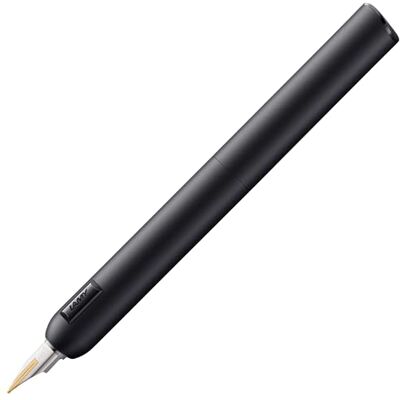 Lamy dialog cc all black Füller kappenloser Füllhalter mit Drehmechanismus -14 kt. Bicolor-Goldfeder, partiell platiniert & in Strichbreite B –Tintenpatrone T 10 blau & Konverter Z 27 –Rechtshänder Lamy dialog cc all black Füller kappenloser Füllhalter mit Drehmechanismus -14 kt. Bicolor-Goldfeder, partiell platiniert & in Strichbreite B –Tintenpatrone T 10 blau & Konverter Z 27 –Rechtshänder