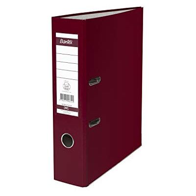 Bantex Ordner A4, Büroordner, Ringbuch, 5 cm Rückenbreite, 2-Ring-Mechanik, Dokumentenorganisator, Metall Kantenschutz, 15% mehr Kapazität als Standardordner, ROTWEIN, 20er Pack, 100551803 Bantex Ordner A4, Büroordner, Ringbuch, 5 cm Rückenbreite, 2-Ring-Mechanik, Dokumentenorganisator, Metall Kantenschutz, 15% mehr Kapazität als Standardordner, ROTWEIN, 20er Pack, 100551803