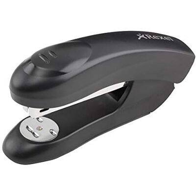 Rexel Gemini 2104107 Halbstreifen-Heftgerät, Kapazität 15 Blatt, verwendet 24/6 und 26/6 Heftklammern, Kunststoffkörper, schwarz Rexel Gemini 2104107 Halbstreifen-Heftgerät, Kapazität 15 Blatt, verwendet 24/6 und 26/6 Heftklammern, Kunststoffkörper, schwarz