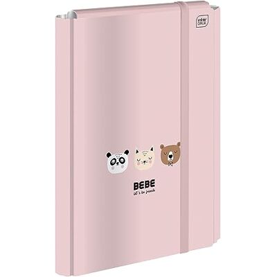 Interdruk A4 File Box for Children Rigid Folder with Elastic Strap Collector's Box with Elastic Band BB Friends Girls Interdruk A4 File Box for Children Rigid Folder with Elastic Strap Collector's Box with Elastic Band BB Friends Girls