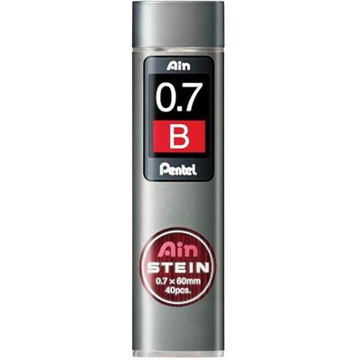 Pentel Ain STEIN C277 fine lead, 40 refills per can, 0.7 mm, grade B (12 cans) Pentel Ain STEIN C277 fine lead, 40 refills per can, 0.7 mm, grade B (12 cans)